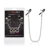 Silver Beaded Adjustable Nipple Clamps with Rubber Coating Nipple Clamps